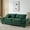 Green + Upholstered + Foam + 2 Seat, variant on SOULART 84" Cloud Couch, Green Sectional Sofa, Loveseat for Small Spaces with Pillows