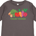 thumbnail image 4 of Inktastic Team Veggie Boys or Girls Long Sleeve Toddler T-Shirt, 4 of 5