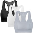 thumbnail image 1 of TEMOGU-MIRITY Women Racerback Sports Bras - High Impact Workout Gym Activewear Bra, 1 of 4
