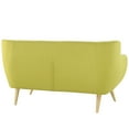 thumbnail image 4 of Modway Remark Modern Upholstered Fabric Loveseat in Wheatgrass Green, 4 of 4
