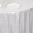 thumbnail image 6 of BalsaCircle 120 in Silver Sequin Dots Polyester Round Tablecloth Wedding Party Events Reception Decorations Supplies, 6 of 8