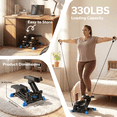thumbnail image 3 of MERACH 3-in-1 Mini Stair Climber, Stair Stepper Workout Machine with Resistance Bands, Elliptical Climber, Health & Fitness Cardio Exercise Climber for Home Workouts, 3 of 9