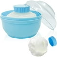 thumbnail image 1 of Contenedor de almacenamiento de polvo para el cuerpo, estuche grande para polvo para después del baño, de 3,5 pulgadas, caja para soplos de polvo para vellosidades corporales, contenedor de polvo de, 1 of 6