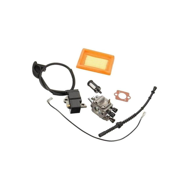 facefd Carburetor Air Filter Fuel Line Iginition Coil Carburetor Carb For STIHL FS120 FS200 FS250