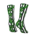 thumbnail image 4 of Junzan Palm Greenery Mens Funny Socks For Men Women Colorful Fun Novelty Crew Patterned Socks, 4 of 9