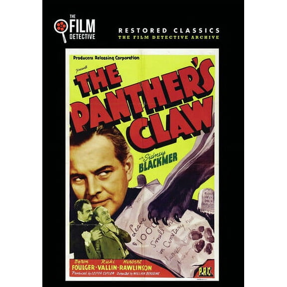 The Panther's Claw (DVD), Film Detective, Mystery & Suspense