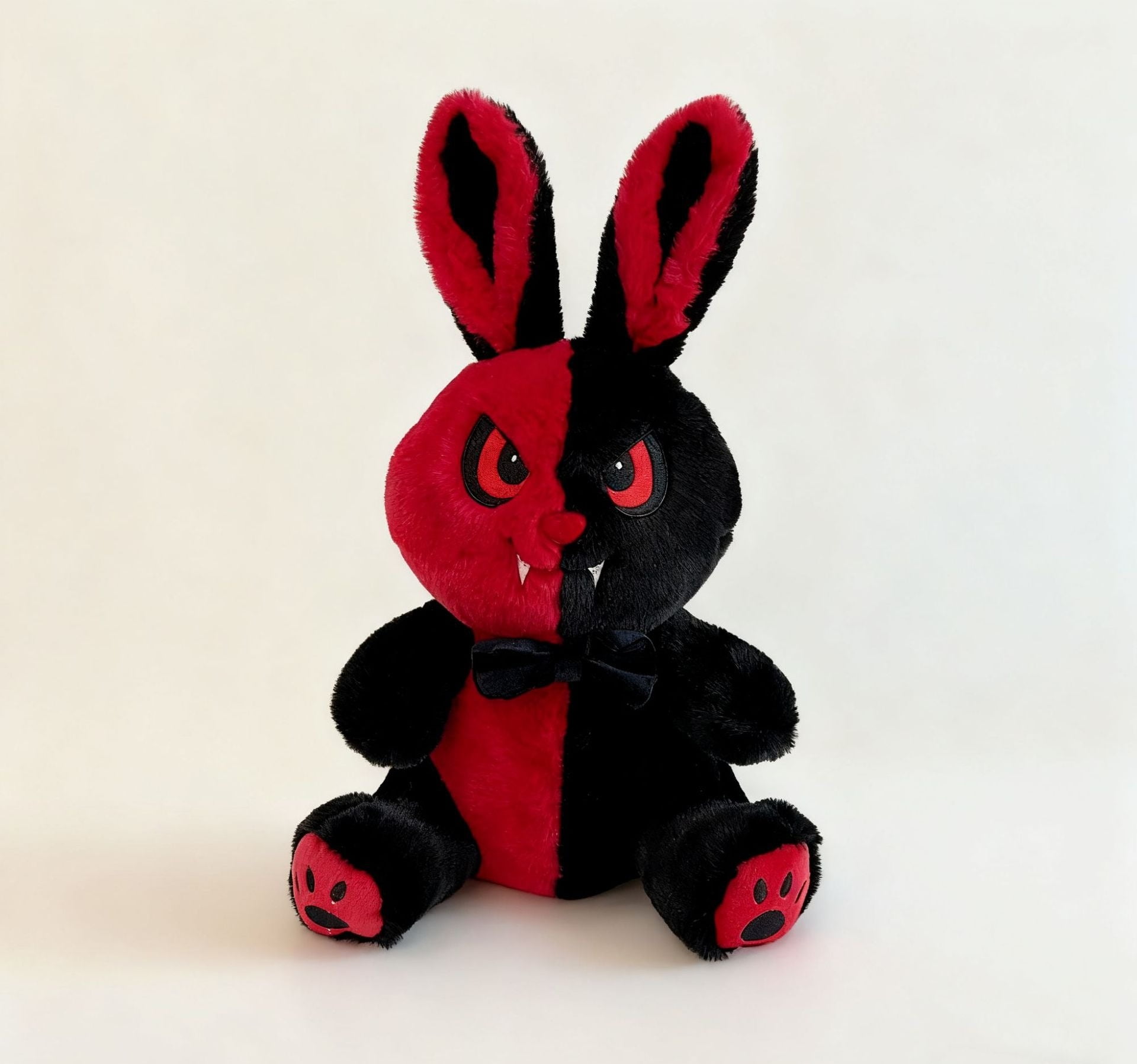 Halloween Bunny Plush Toy, Cute Stuffed Animal Rabbit Doll, Soft Furry Pillow Plushie for Kids and Adults, Holiday Home Decoration, Adorable Rabbit Plush Gift for Halloween Party & Bedroom Decor