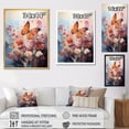 thumbnail image 4 of Designart "Butterfly Playful Soar Cluster" Animals Butterfly Floater Framed Wall Decor, 4 of 5