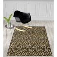 thumbnail image 3 of Deerlux Modern Animal Print Living Room Area Rug with Nonslip Backing, Leopard Pattern, 3 of 4