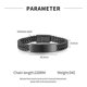 thumbnail image 1 of Pulsera de acero inoxidable grabada para hombre, joyería de hip hop, regalo P--Negro-Código de modelo 9511 Negro, 1 of 4