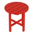 thumbnail image 3 of Afuera Living Table d'Appoint Ronde Contemporaine 18 Pouces en Rouge, 3 of 6