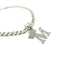 thumbnail image 2 of Initial Letter Charm Cuban Dog Cat Pet Puppy Silver Plated Collar Chain Necklace, 2 of 9