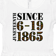 thumbnail image 4 of Inktastic Juneteenth Since 6-19-1865 Girls Baby Dress, 4 of 5