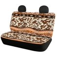 thumbnail image 2 of Pzuqiu Seat Protectors, Compatible with SUV Seats Van Seats, Car Seat Covers for Truck most Cars Full Set, Geometric Brown Pattern, 2 of 10