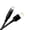 0.5m, variant on USB C to Big Square Plug Laptop Power Adapter Cable for Notebook, 20V Power Supply Cord Black Braided Wire