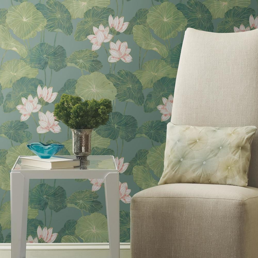 Lily Pad Peel and Stick Wallpaper