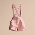 thumbnail image 3 of AUNVITO Women's Cotton Overalls Shorts with Adjustable Straps Casual Comfort Fit for Everyday Wear, 3 of 5