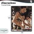 thumbnail image 4 of Stupell Industries Art Deco Party All Night Gilded DJ Black Framed Giclee Art, 16 x 20, by Franklyn Gregory, 4 of 8