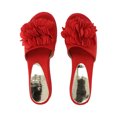 thumbnail image 4 of Sandalia De Plataforma Para Mujer Color Rojo De Lycra Y Flor Platonia  XIMENA-01-ROJO, 4 of 5