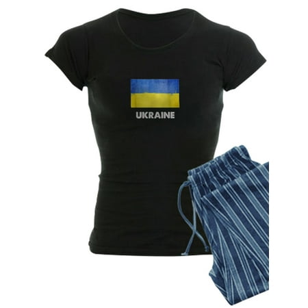 

CafePress - Ukraine Flag Shirt Ukrainian Pajamas - Women s Dark Pajamas