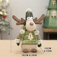 thumbnail image 5 of Reindeer Christmas Decoration,Christmas Gnomes Plush,Xmas Gnomes Plush with Retractable Legs for Holiday Party Home Table Decor, 5 of 9