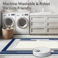 thumbnail image 5 of ODIKA 5'x7' Machine Washable Non-Slip Area Rug, Binding for Projects High Traffic Rug, White, 104132, 5 of 7