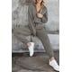 thumbnail image 3 of Conjunto de Chándal PRETTYGARDEN para Mujer, 2 Piezas con Suéter y Pantalón con Cierre, Talla L, 3 of 7