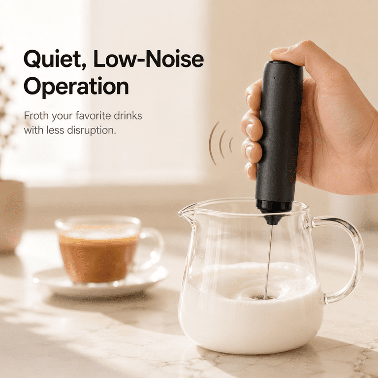 Amumu Rechargeable Handheld Milk Frother photo 6