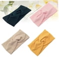 thumbnail image 3 of Phenofice 4Pcs Sport Cotton Headbands with Knot Design Assorted Color Yoga Head Wraps, 3 of 8