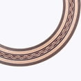 thumbnail image 2 of FUEENIRVA Brown Guitar Decals Rosette Laminated Curved Strips Sound Hole Inlay Easy to Apply, 2 of 8