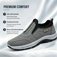 thumbnail image 4 of CHICVOMEY Comfort Sneakers for Men Lightweight Slip On Hiking Shoes Non-slip Shock Absorbing Casual Shoes For Daily Wear & Walking, 4 of 8