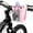 Pink, variant on Universal 3-in-1 Bicycle Cup Holder with Phone Mount – Bike Drink Holder with Key Hook, Sturdy Water Bottle Cage for Strollers, Scooters, & Wheelchairs, Easy Installation