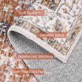 thumbnail image 3 of Boho Vintage Round Rug ft- Faux Wool Dreely Washable Area Rug Small Distressed Throw Rugs Floor Carpet for Door Mat Entryway Bedrooms Laundry (Round - ; Diameter Border ), 3 of 7