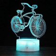 thumbnail image 1 of DC01 Crack Base Bicycle Creative 3D Colorful LED Decorative Night Light, USB with Touch Bu, 1 of 1