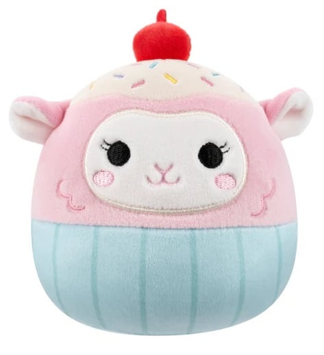 Squishmallows 2025 Easter Squad A - Set of 6 (Latte Cow, Latte Bunny, Latte Donkey, Boba Bear, Cupcake Lamb, Chocolate Egg Chicken)