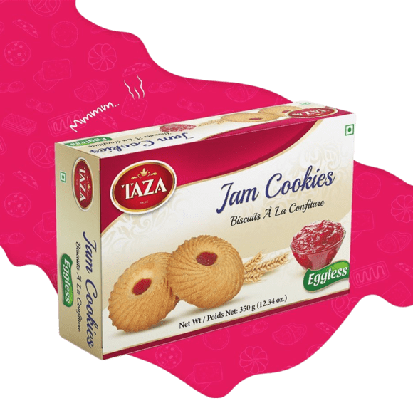 Taza Jam Cookies (Eggless) 350g