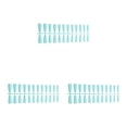 thumbnail image 1 of Justharion Coffin Nail Set Glossy Classic French Style Scratch Resistant Artificial Press-on Fingernails Manicure Stickers Type 7 3Set, 1 of 6