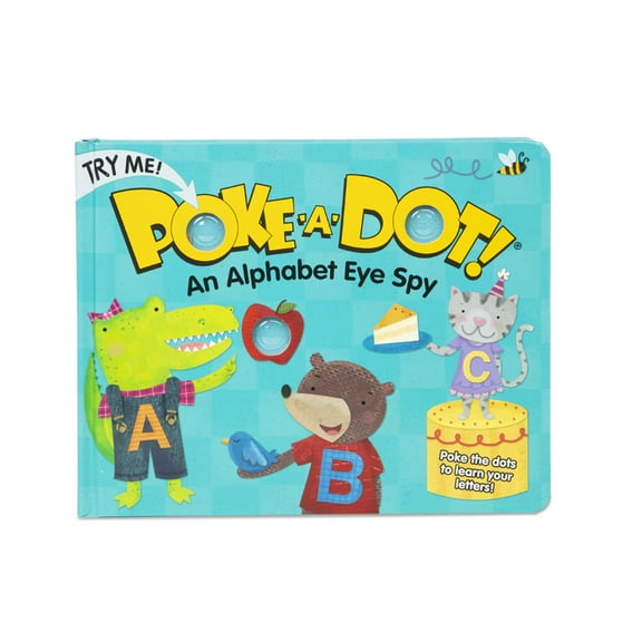 Melissa & Doug Children's Book - Poke-a-Dot: An Alphabet Eye Spy (Board Book with Buttons to Pop) - FSC Certified