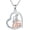 C-Saxophone, variant on Ballerina Necklace 925 Sterling Silver Heart Necklace Rose Ballerina Dancer Gymnasts Ballet Latin Dance Necklace Jewelry Gifts for Women