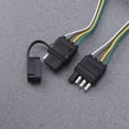 thumbnail image 7 of 4 pin trailer connector 4 Wire Flat Extension 4-Way Flat Connector Plug Socket for Trailer, 7 of 7