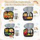 thumbnail image 4 of Set de loncheras Aimsnk Dinosaur con tarro de comida para niños, color gris, 4 of 8