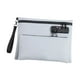 thumbnail image 2 of Organizador de cables de viaje, bolsa de viaje con cerradura de contraseña, bolsa de almacenamiento con cerradura para accesorios de 2 capas, cartera Gris, 2 of 8