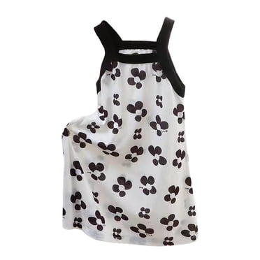 FYDUU Girls Nightgowns Toddler Kids Fashion Cute Print Nightdress Sleeveless Casual Dress Sleepwear Soft Pajamas Dresses 18-24 Months
