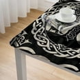 thumbnail image 5 of Acheng Celtic Knot Horse Symbolism Square Tablecloth Waterproof 100% Polyester Fiber 46*46, 5 of 8
