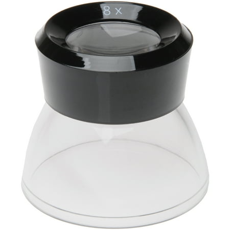 Line Magnifier - Dot Line 8x Magnifier Loupe for Photographic Proof Contact Sheets, Slides and Negatives