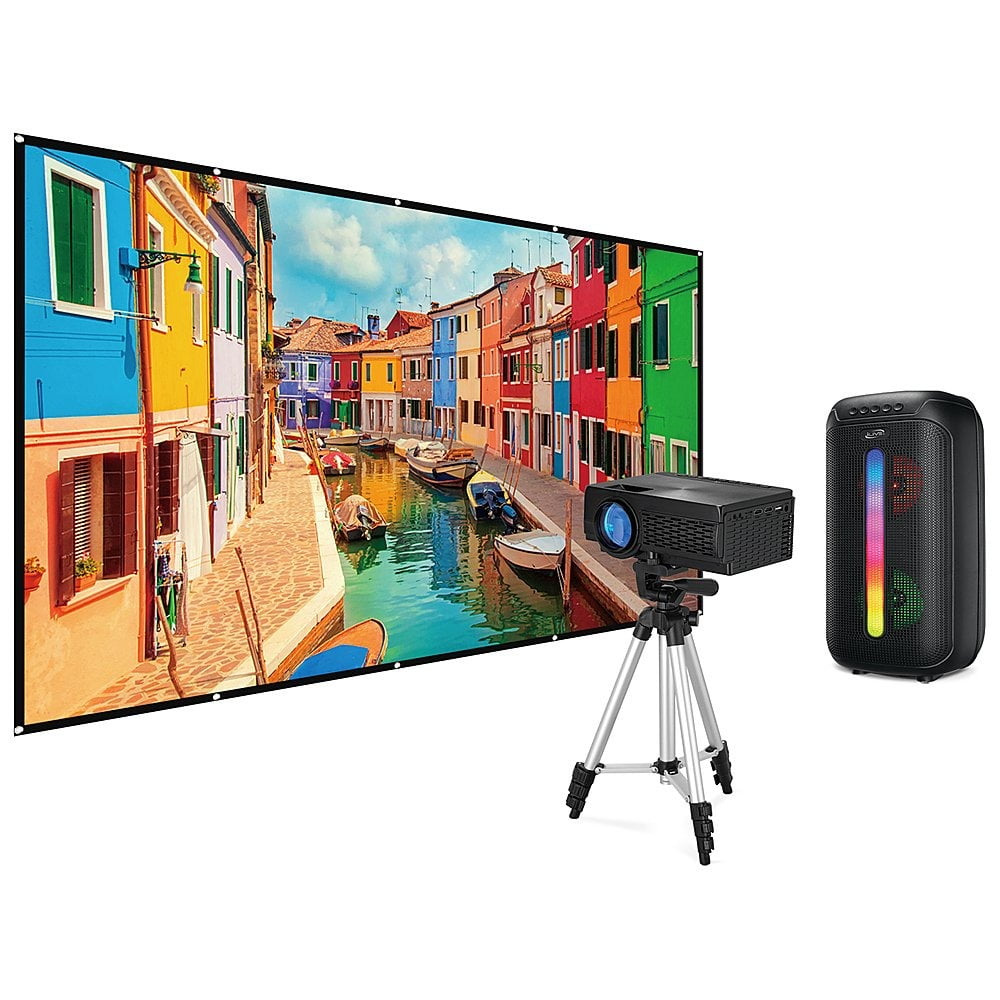 iLive Cinema Pop-up Movie Theater Kit, THE2023BDL, Black