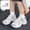 Blue, variant on Willtoo Womens Sneakers Mesh Breathable Platform Walking Shoes Lace‑Up Lightweight Height Increase Athletic Trainers for Daily Wear