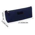 thumbnail image 2 of DwellJoy Canvas Pencil Case Large Capacity Stationery Organizer for Students Artists Professionals, 2 of 6