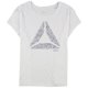 thumbnail image 1 of Reebok Aerowarm - Camiseta gráfica para mujer, color blanco, extragrande Reebok Camiseta gráfica, 1 of 2