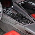 thumbnail image 4 of TINKI Carbon Fiber Center Console Panel Trim Sticker Compatible with Chevrolet Corvette C8 2020-2023, Console Storage Box Panel Cover Sticker Accessories, 2PCS, 4 of 12